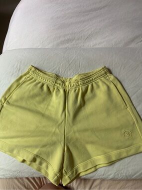 Vuori Lemon Yellow Athletic Pull-On Shorts
